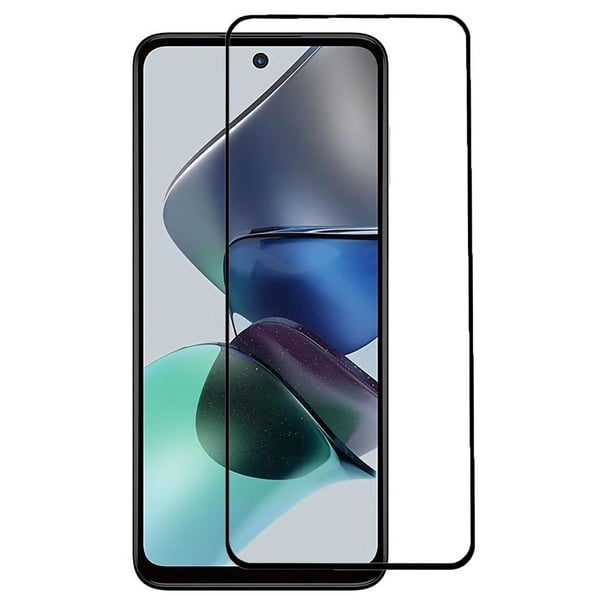 2-PAK SKALO Motorola Moto G23 FULL-FIT Hærdet Glas Skærmbeskyttelse