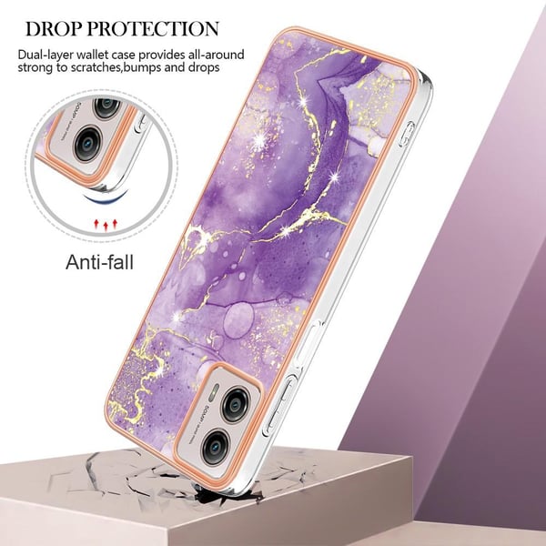 SKALO Motorola Moto G23 4G Marmor TPU-cover - #2