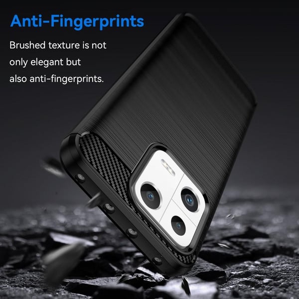 SKALO Xiaomi 13 5G Armor Carbon Stødsikker TPU-cover