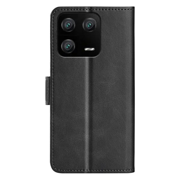 SKALO Xiaomi 13 Pro 5G Premium Wallet Flip Cover - Sort