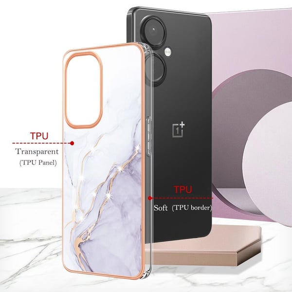 SKALO OnePlus Nord CE 3 Lite 5G Marmor TPU-cover - #2