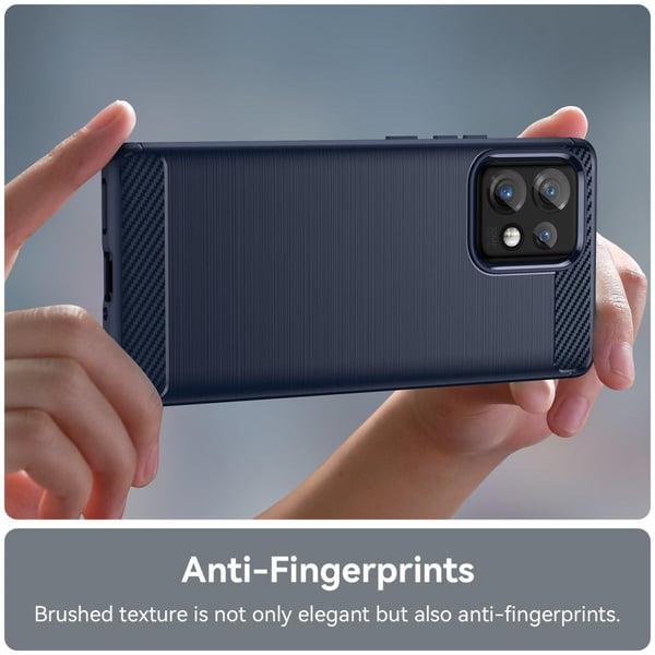SKALO Motorola Edge 40 Pro 5G Armor Carbon Stødsikker TPU-cover