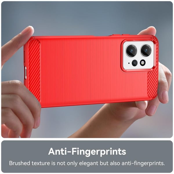 SKALO Xiaomi Redmi Note 12 4G Armor Carbon Stødsikker TPU-cover