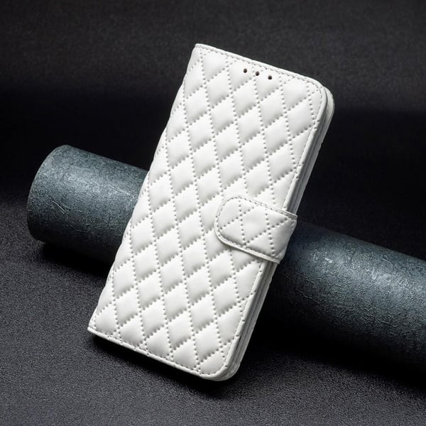 SKALO Xiaomi Redmi Note 12 4G BINFEN COLOR Quiltet Pung - Hvid
