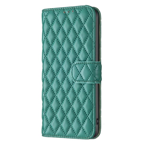 SKALO Motorola Moto G53 5G BINFEN COLOR Quiltet Pung - Grøn