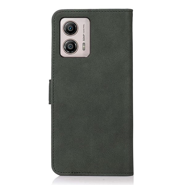 SKALO Motorola Moto G53 5G KHAZNEH Pungetui i PU-læder - Grøn
