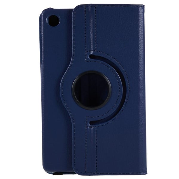 SKALO Lenovo Tab M8 Gen 4 360 Litchi Flip Cover - Mørkeblå