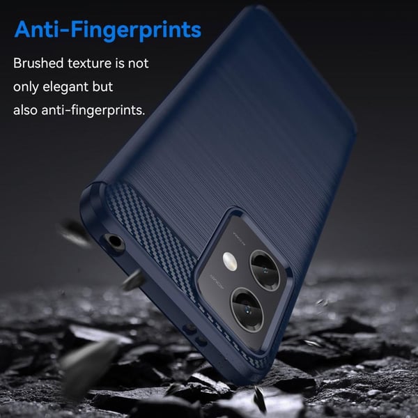 SKALO Xiaomi Redmi Note 12 5G Armor Carbon Stødsikker TPU-cover