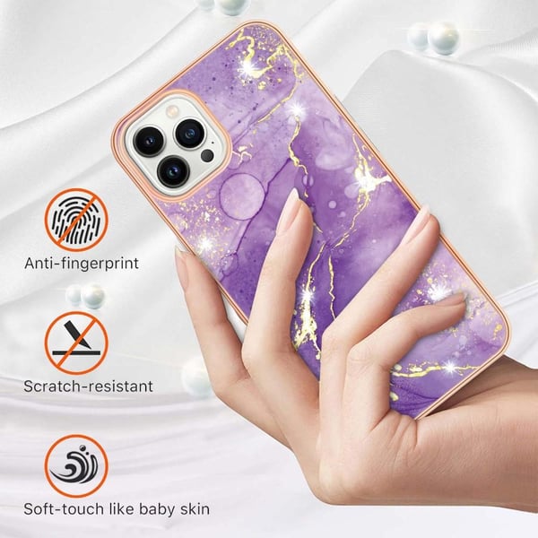 SKALO iPhone 15 Pro Max Marmor TPU-cover - #2
