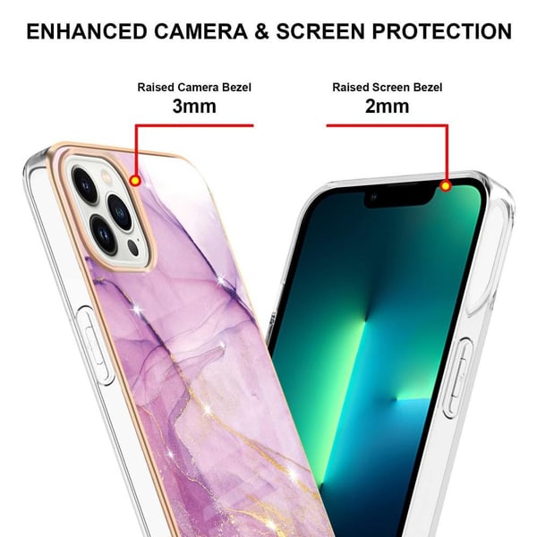 SKALO iPhone 15 Pro Max Marmor TPU-cover - #3
