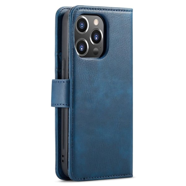DG MING iPhone 15 Pro Max 2-in-1 magneetti lompakkokotelo - Sininen