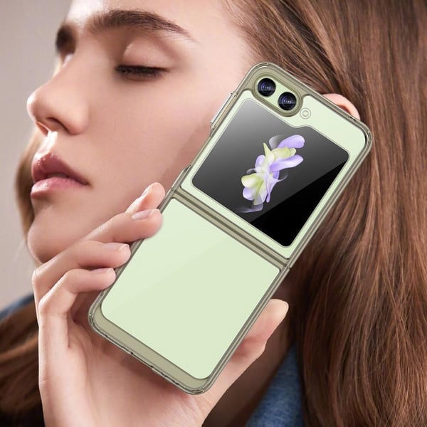 SKALO Samsung Z Flip5 Farve Bumper Cover - Grå