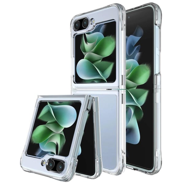 SKALO Samsung Z Flip5 TPU Clear Hybrid Cover - Gennemsigtig