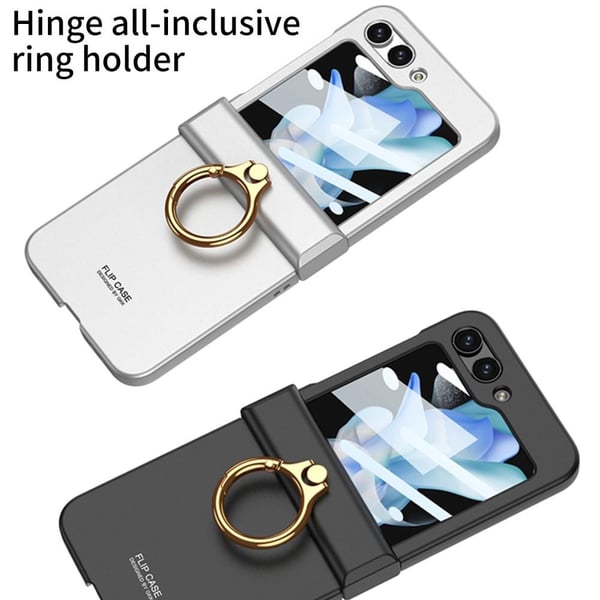 SKALO Samsung Z Flip5 GKK Flip Ring Cover - Sort