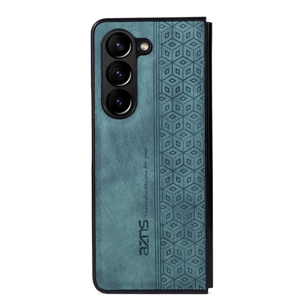 SKALO Samsung Z Fold5 AZNS PU læder Cover - Grøn