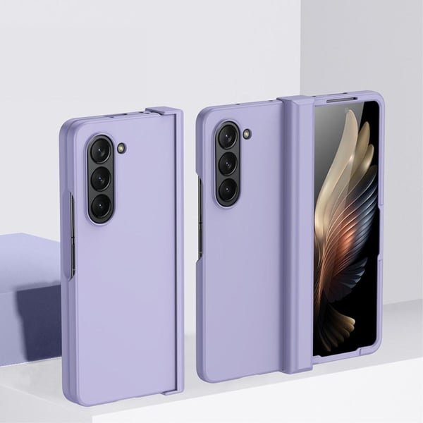 SKALO Samsung Z Fold5 Skin-touch Fold Cover - Lilla