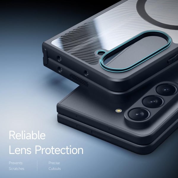 DUX DUCIS Samsung Z Fold5 Aimo Series Magnetic Ring Cover - Sort