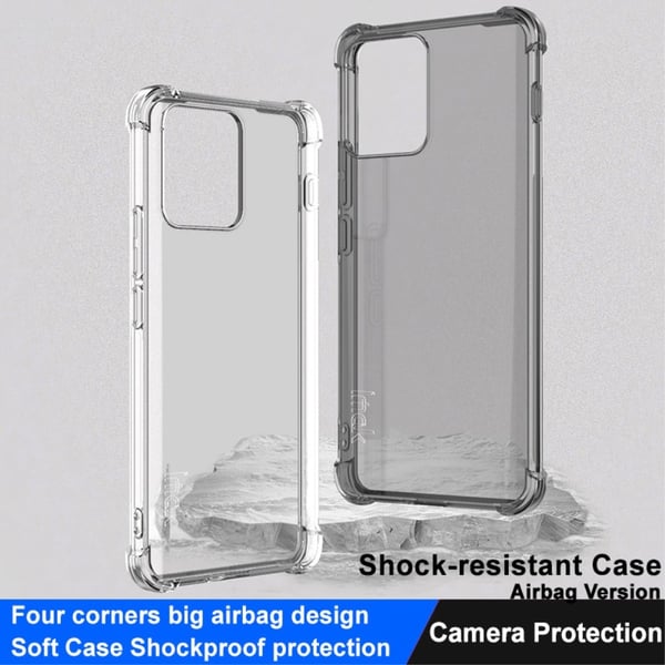 IMAK Motorola ThinkPhone 5G Ekstra stærk TPU-cover - Sort