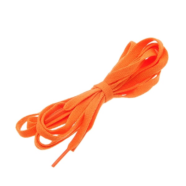 Snørebånd - Orange - Flade [140 cm]