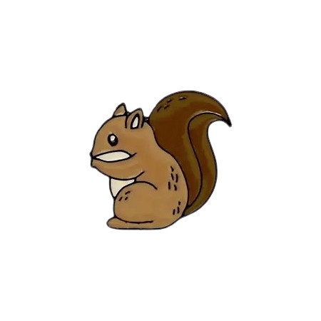 Broche - Nål - Egern Broche - Nål - Egern