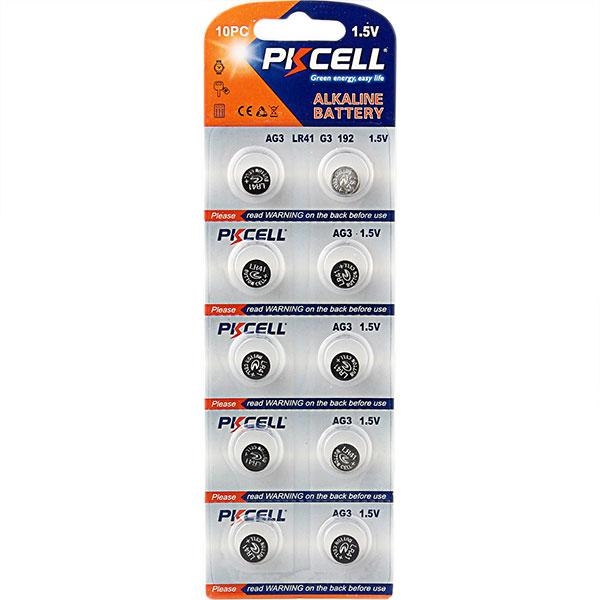 LR41 / AG3 / 392 / 384 10-pack PKcell LR41 / AG3 / 392 / 384 10-pack PKcell