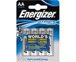 Energizer AA-4 Litium