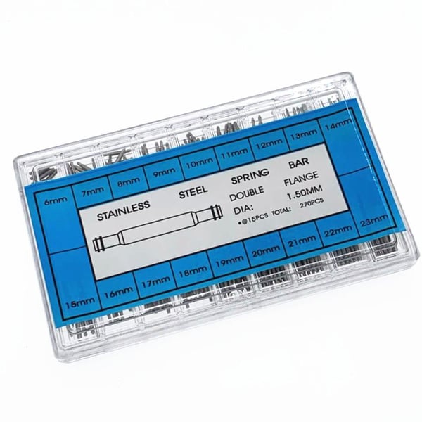 Springbar kit / 18 olika storlekar / totat 270 st.