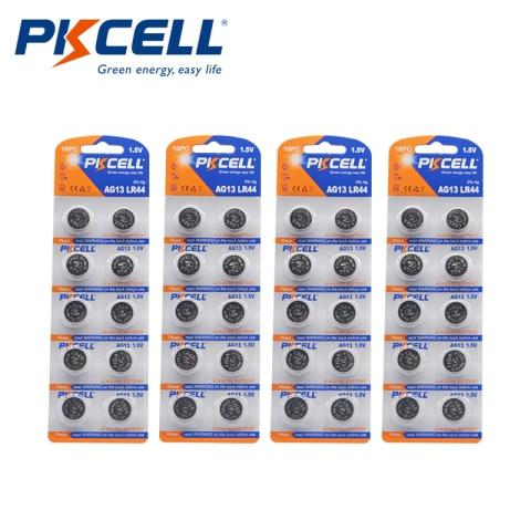 LR44 / A76 / 357 / AG13 40-pak PKcell (4x10 pak)