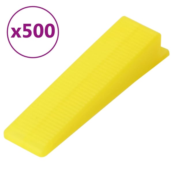 vidaXL Flisklipssystem 500 kiler 2500 klips 2 mm