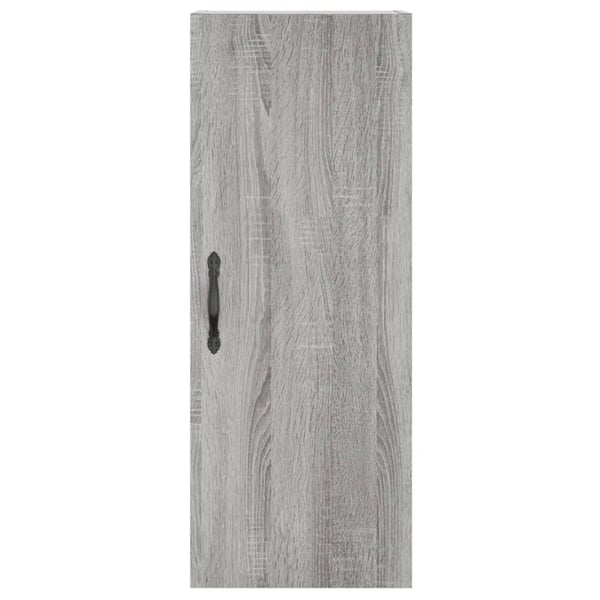 vidaXL Kaappi harmaa Sonoma 34,5x34x180 cm tekninen puu