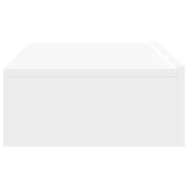 vidaXL TV-benk med LED-lys hvit 60x35x15,5 cm