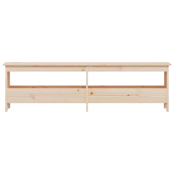 vidaXL entrébænk 160x28x45 cm massivt fyrretræ