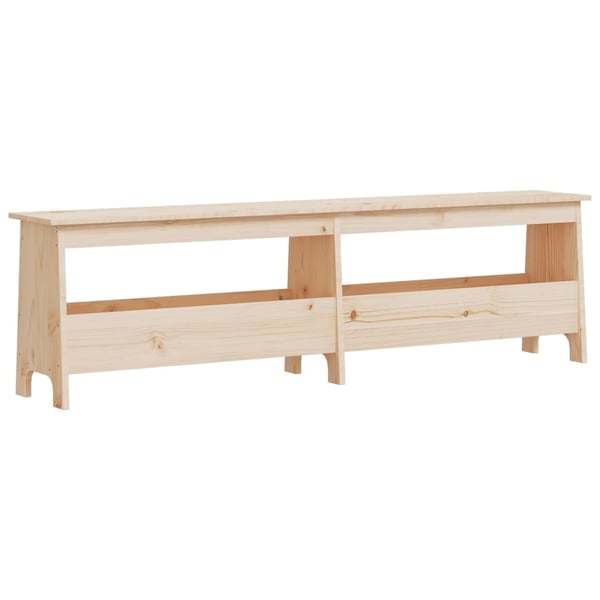vidaXL entrébænk 160x28x45 cm massivt fyrretræ