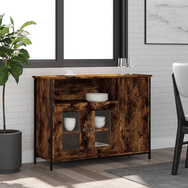vidaXL Senkki savutammi 100x35x75 cm tekninen puu