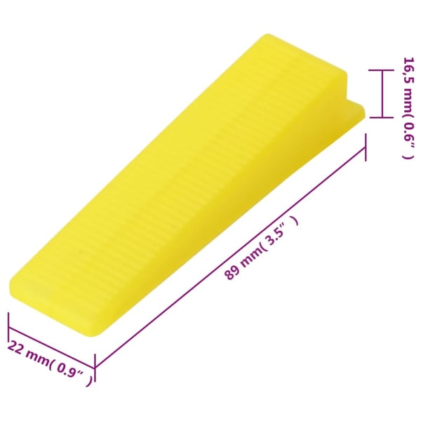 vidaXL Flisklipssystem 500 kiler 2500 klips 1 mm