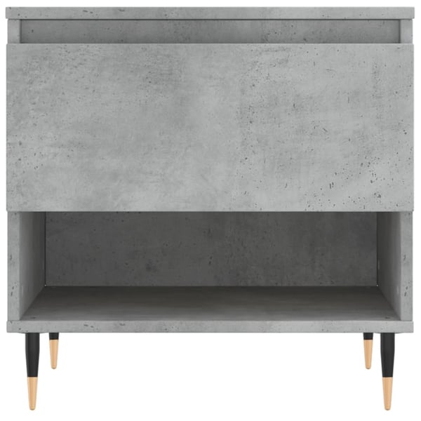 vidaXL Salongbord 2 stk betonggrå 50x46x50 cm konstruert tre