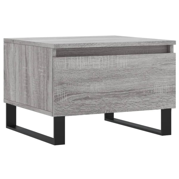 vidaXL Salongbord 2 stk grå sonoma 50x46x35 cm konstruert tre