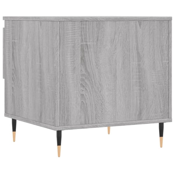 vidaXL Salongbord 2 stk grå sonoma 50x46x50 cm konstruert tre