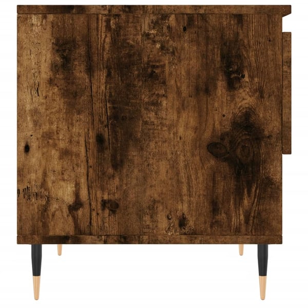vidaXL Salongbord 2 stk røkt eik 50x46x50 cm konstruert tre