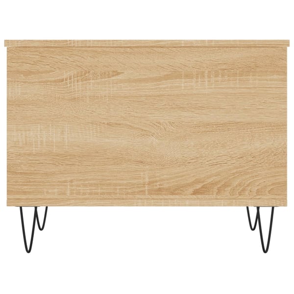vidaXL Salongbord sonoma eik 60x44,5x45 cm konstruert tre