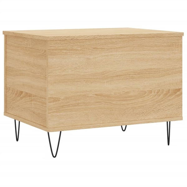 vidaXL Salongbord sonoma eik 60x44,5x45 cm konstruert tre