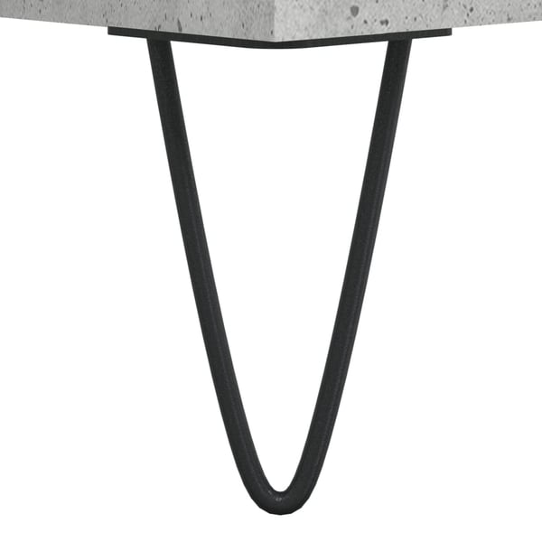 vidaXL Salongbord betonggrå 90x49x45 cm konstruert tre