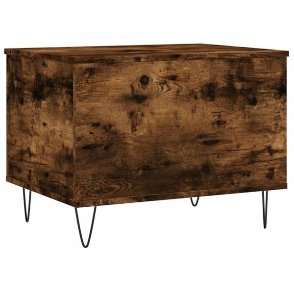 vidaXL Salongbord røkt eik 60x44,5x45 cm konstruert tre