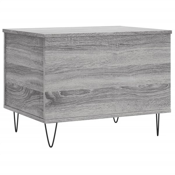 vidaXL Salongbord grå sonoma 60x44,5x45 cm konstruert tre