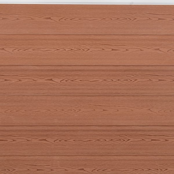 vidaXL Gjerdepanelsett brun 872x186 cm WPC