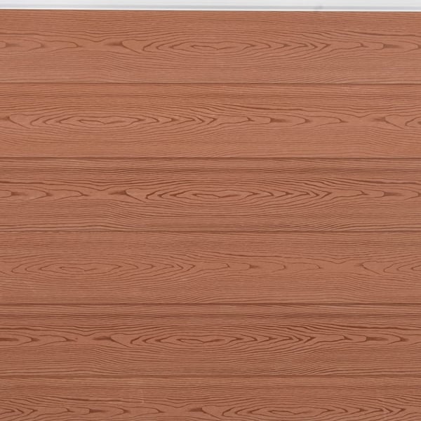 vidaXL hegnspanelsæt 180x186 cm WPC brun
