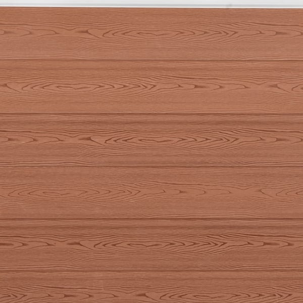 vidaXL hegnspanelsæt 699x186 cm WPC brun