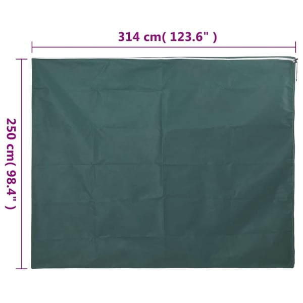 vidaXL Plantefleecetrekk med glidelås 10 stk 70 g/m² 3,14x2,5 m