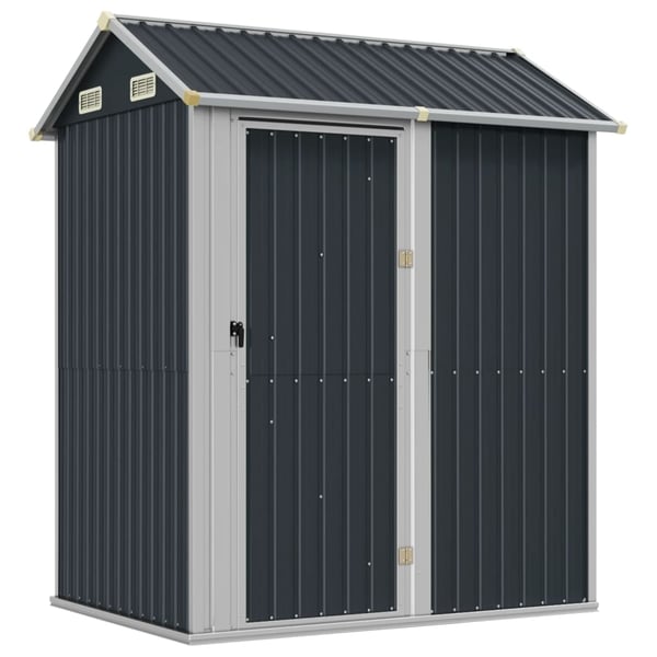 vidaXL haveskur 192x152,5x237 cm galvaniseret stål antracitgrå