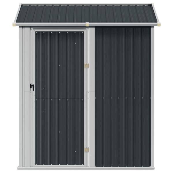 vidaXL haveskur 192x152,5x237 cm galvaniseret stål antracitgrå